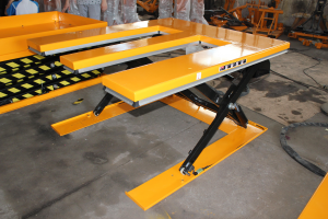 Stationary lift table hydraulic lift table E Shape