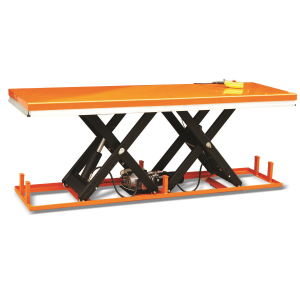 Industrial lift table Horizontal double scissor...
