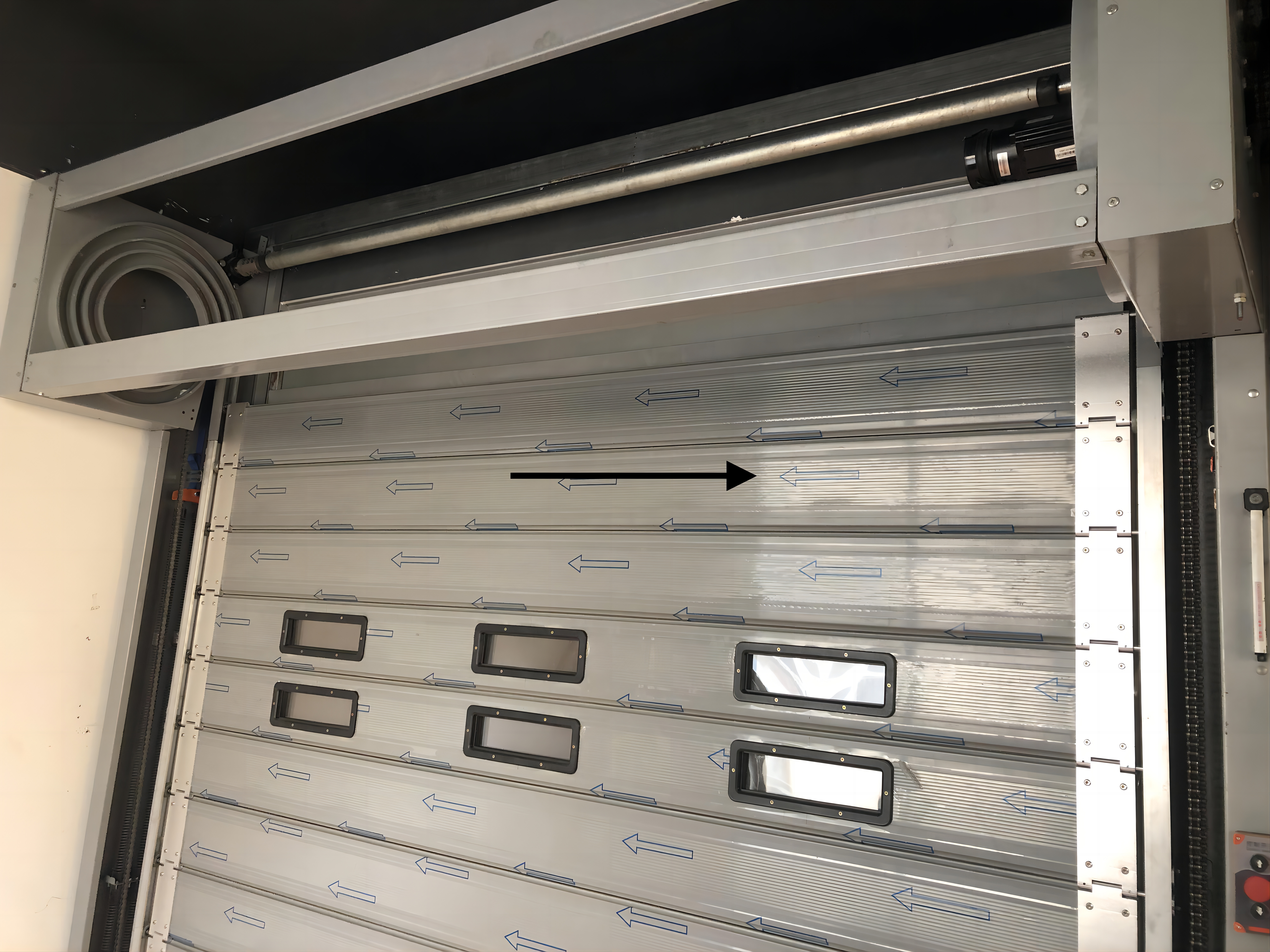 Are rigid rapid doors suitable for use in food processing plants?