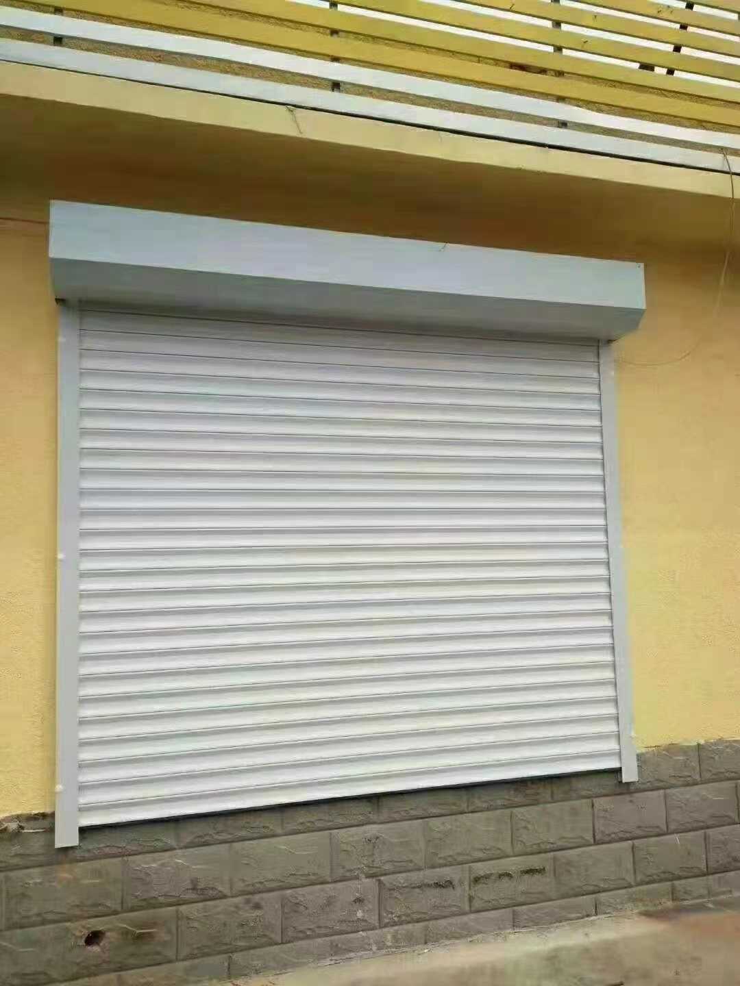 how to install roller shutter garage door