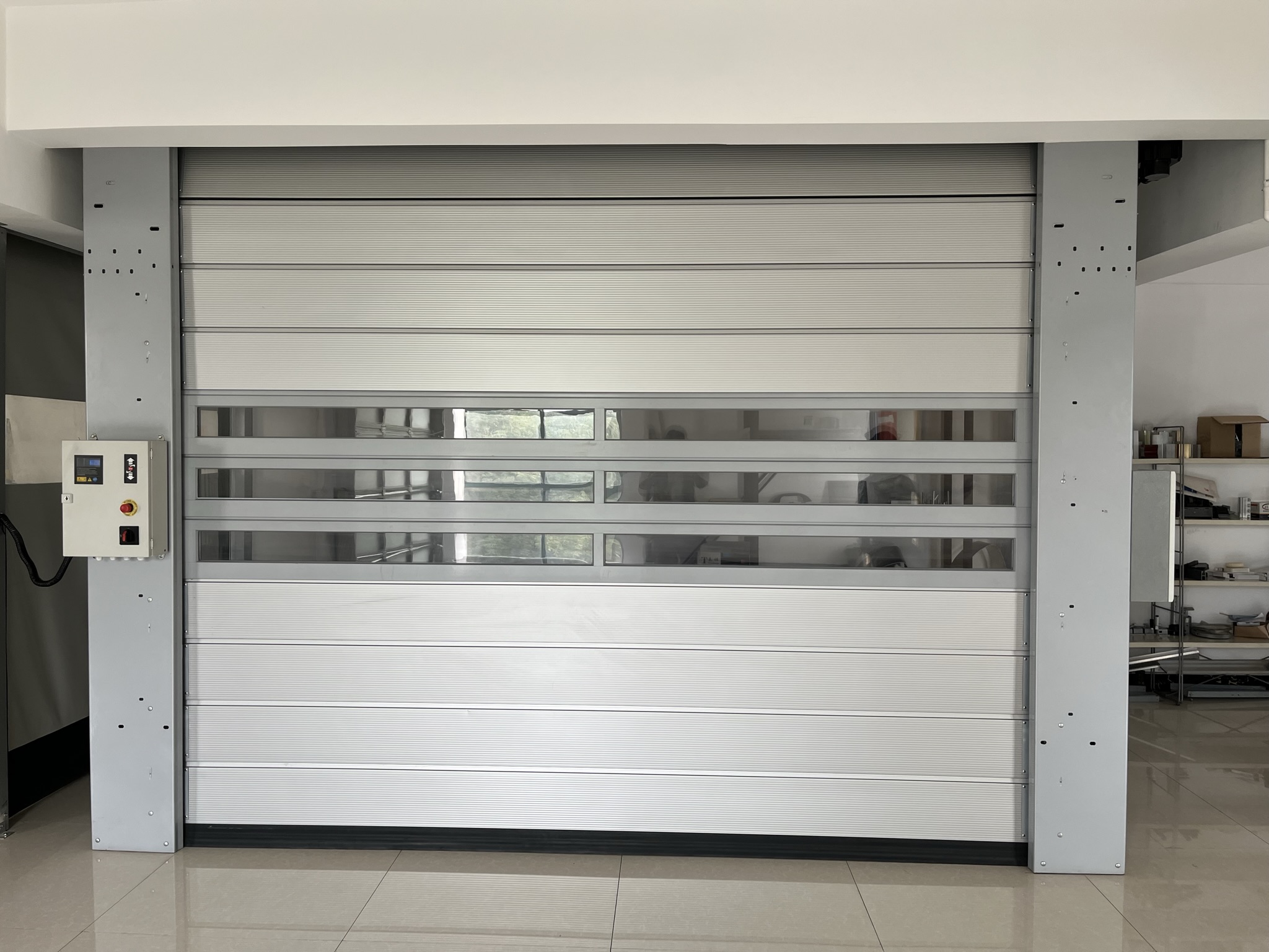 Fire garage upgrade hard fast door