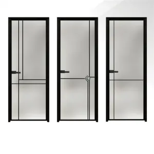 Elevate your space with stylish interior glass swing doors