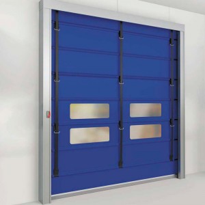 PVC High-Speed Windproof Door with Fireproof & Anti-Pinch Features