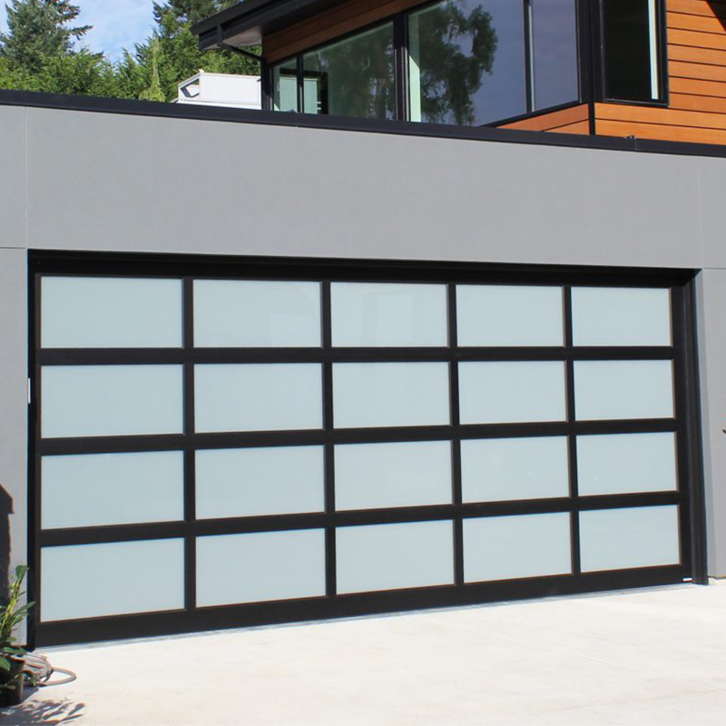 Sleek-Plexiglass-Mirror-Glass-Garage-Door-with-Opener1
