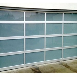 Stylish 9×7 or 9×8 Aluminum Garage Door with Motor