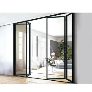 How much do folding glass doors cost linear square