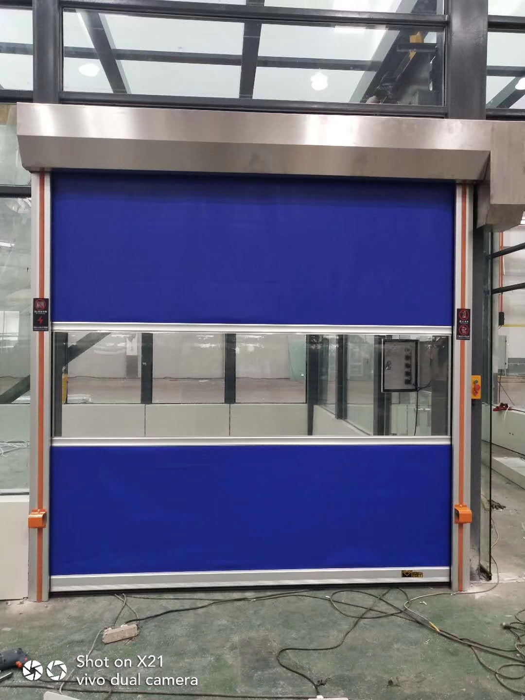how to make a temporary garage door
