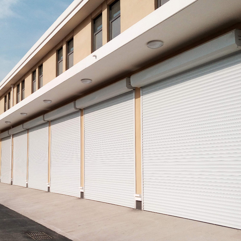 What is the growth trend of aluminum rolling doors in the global market?